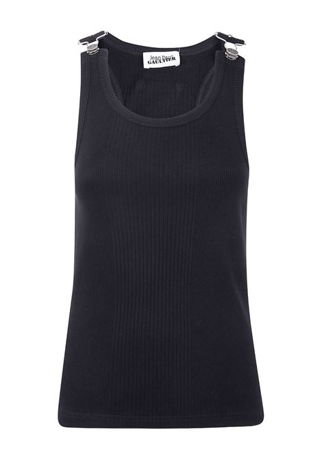 tank top woman black JEAN PAUL GAULTIER | 25/03-U-TO380-J01400